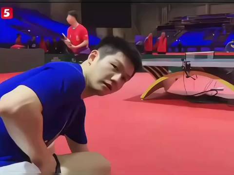 樊振东3比0胜鲁文菲鲁斯，笑称自己打自己嗷嗷叫