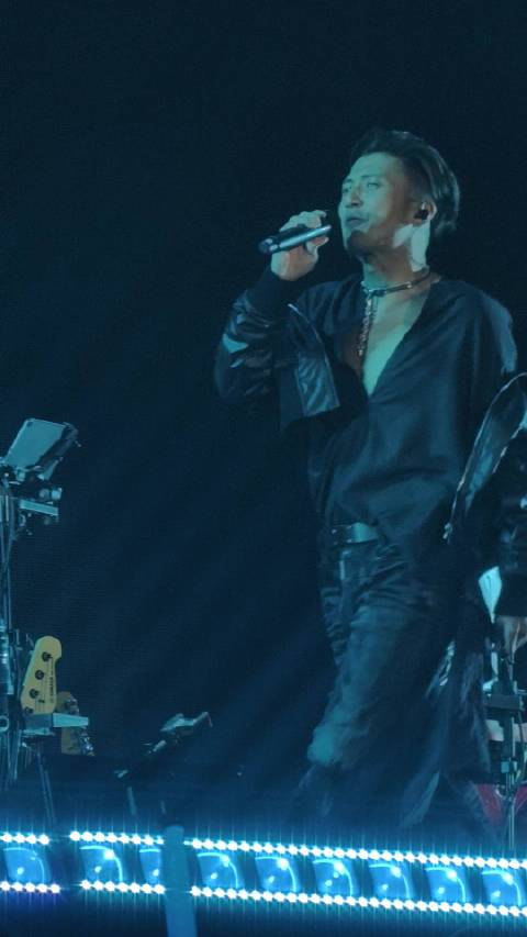 谢霆锋深圳演唱会造型引热议