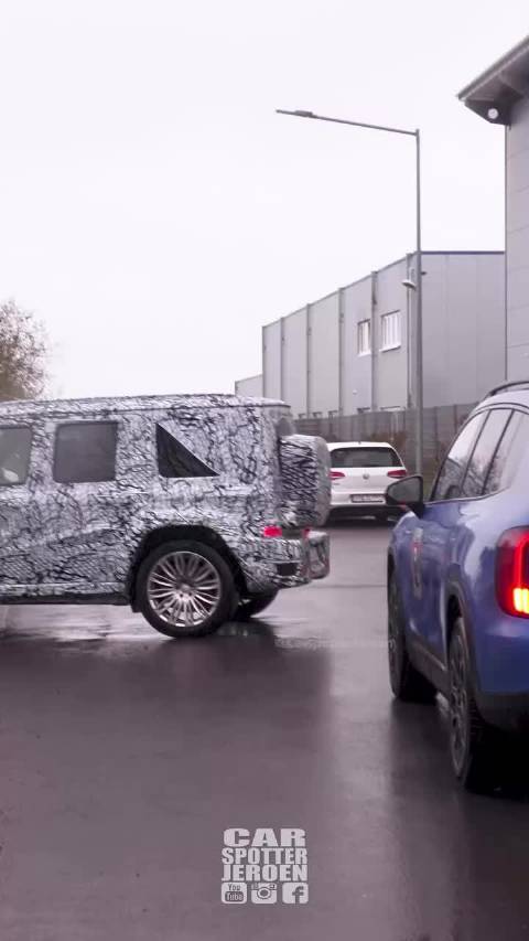 原版的“奔驰小G”在纽博格林惊现！ 离我们越来越近了！电动的！