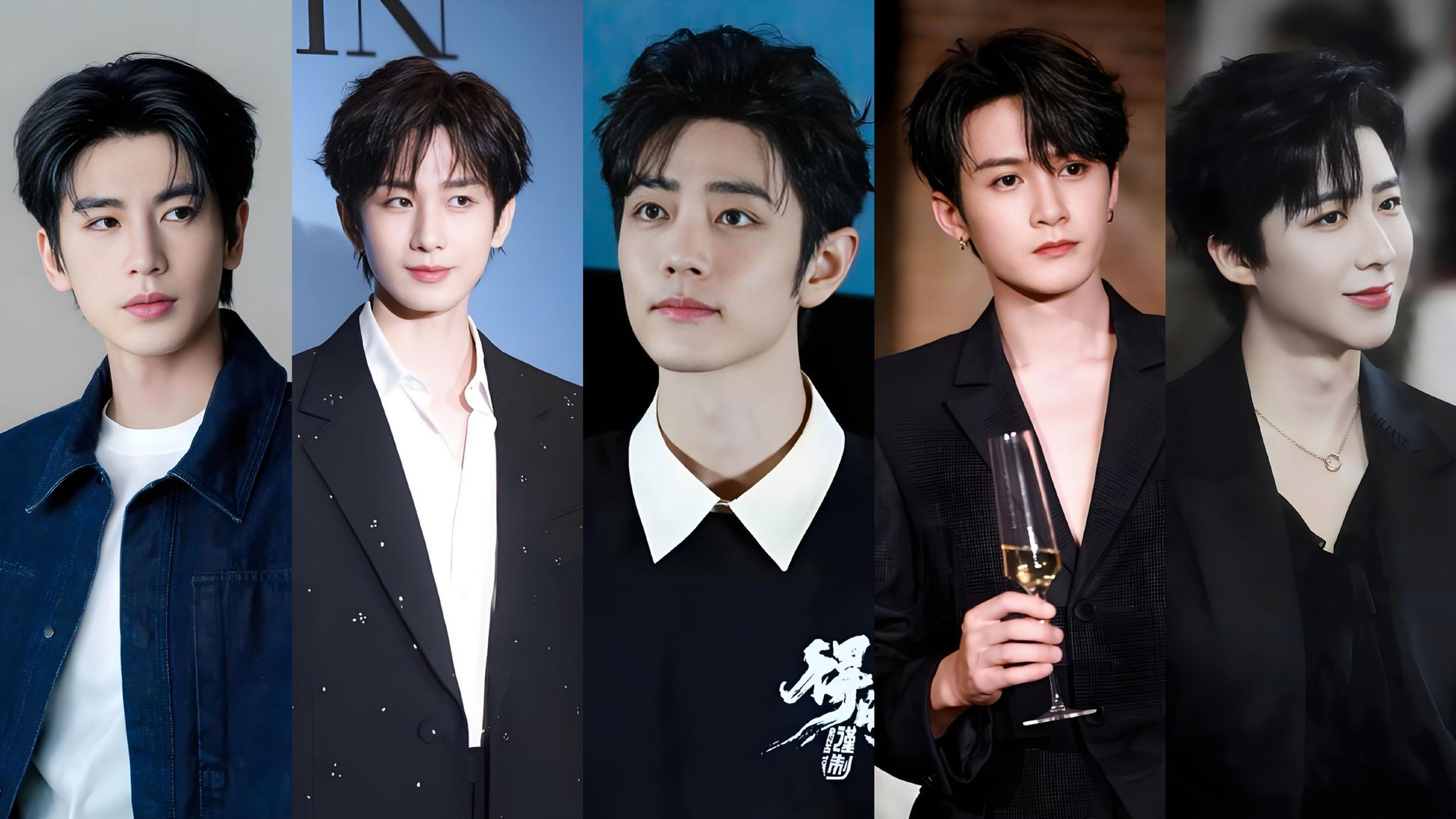 开年热度Top5流量男星,张凌赫/檀健次/王一博在线,刘宇宁/成毅/肖战前三