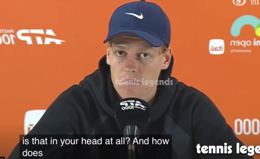 辛纳谈争夺世界第一：排名只是结果，我更专注于好的表现