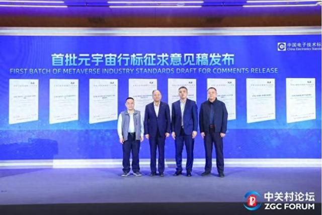 首批元宇宙行业标准征求意见稿发布。主办方供图