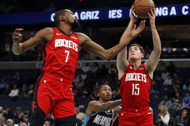 赢球也该骂！火箭打灰熊三队都费劲！杜兰特25+6+10，史密斯给力