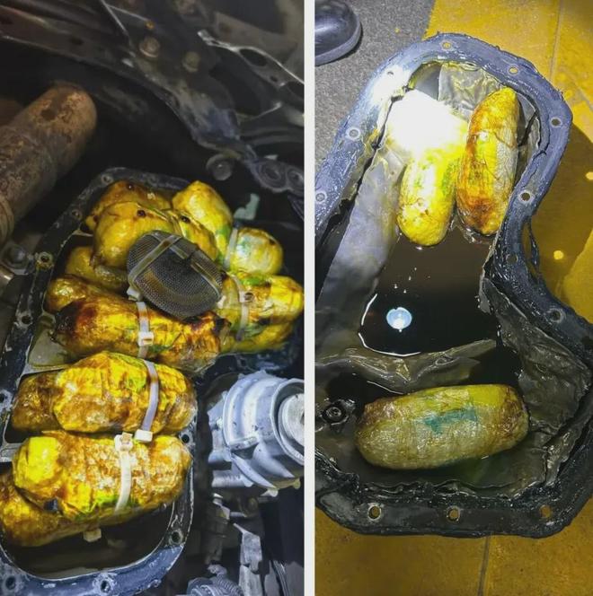 港珠澳大桥海关查获一起利用跨境客车改装暗格藏匿16包银粒进境案