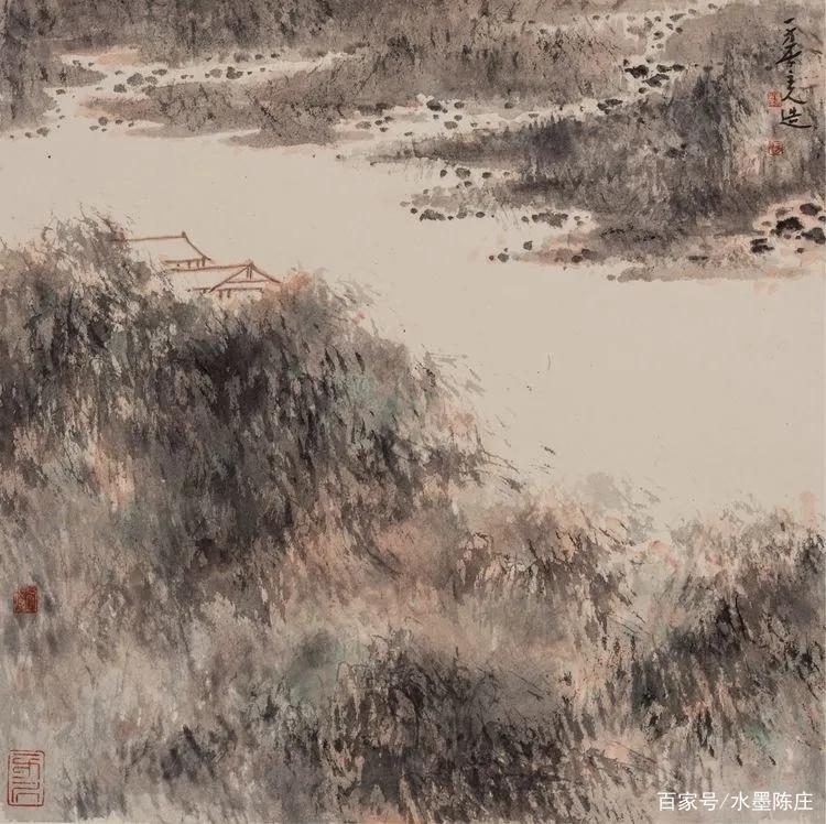 一个学者型的画家|马龙水墨山水画