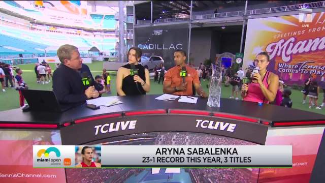 萨巴伦卡1000赛年内有望冲击超越小威13冠