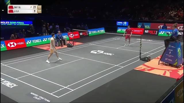 石宇奇vs李诗沣 全英精彩多拍对决！