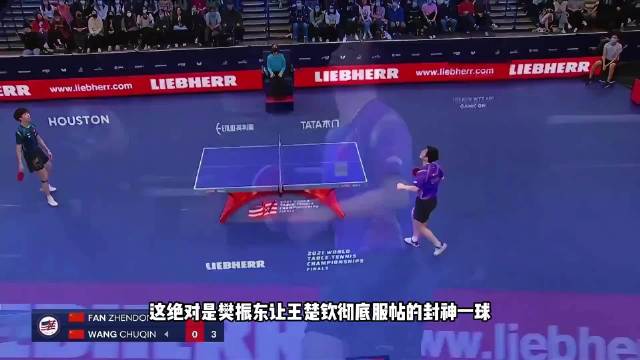 樊振东让王楚钦彻底服帖的封神一球，短短 3 秒尽显顶尖差距
