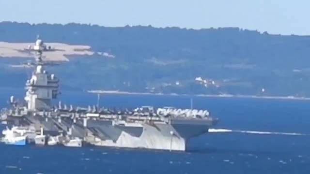 福特号航母停泊克罗地亚维修费用待结