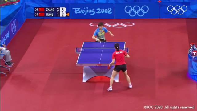 经典回顾：2008年北京奥运会乒乓球女单决赛，张怡宁VS王楠
