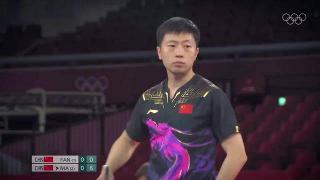 奥运史无前例的7-0"乒乓球 ，马龙 樊振东