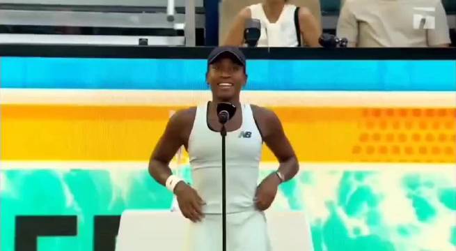 高芙重返决赛排名升至第三，超越斯瓦泰克