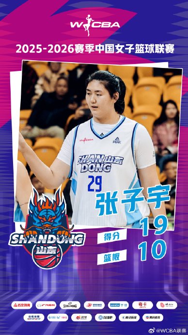山东高速女篮的新锐中锋张子宇本赛季表现怎么样？