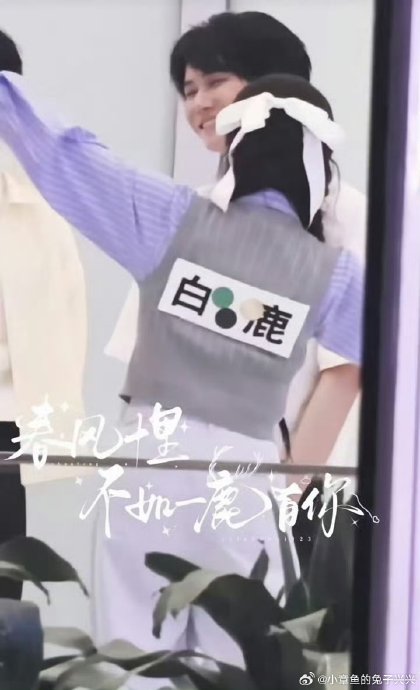 张真源在《奔跑吧》节目中单手撕名牌的具体表现是怎样的？