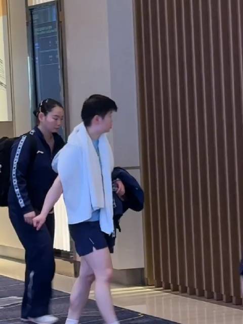 宝宝下训啦~期待(✧◡✧)世界杯的精彩表现！孙颖莎加油加油加油！