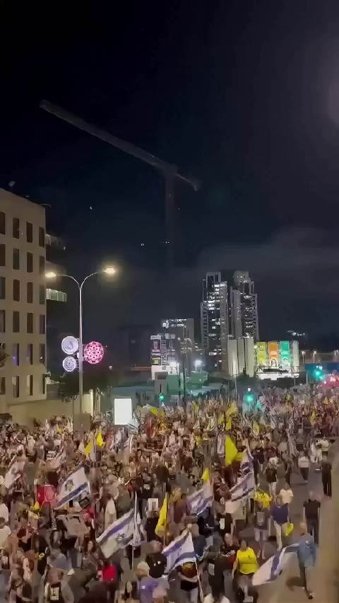 以色列爆发反战游行，多地冲突致大规模逮捕