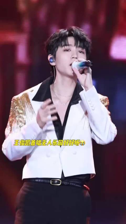王俊凯亮相超级巅峰之夜红毯，将献唱无人乐园