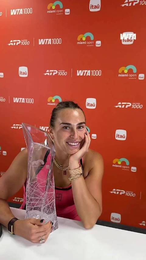 萨巴伦卡鏖战三盘卫冕迈阿密站，加冕阳光双冠