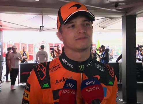 诺里斯日本站P5后谈比赛感受，称与队友共同进步