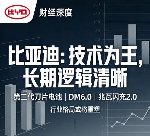 股价震荡后，比亚迪核心逻辑变了?五大技术揭开中长期成长密码