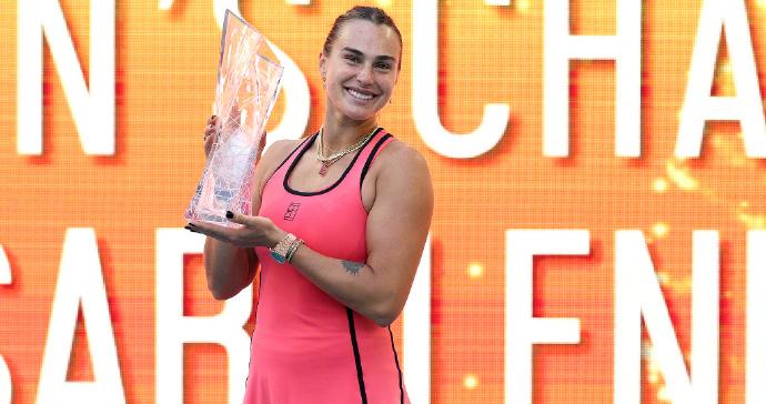 萨巴伦卡解锁阳光双赛冠军