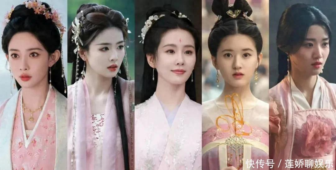 内娱粉衣古装杀疯了!从刘亦菲到白鹿,谁凭一袭粉裙美成天花板?