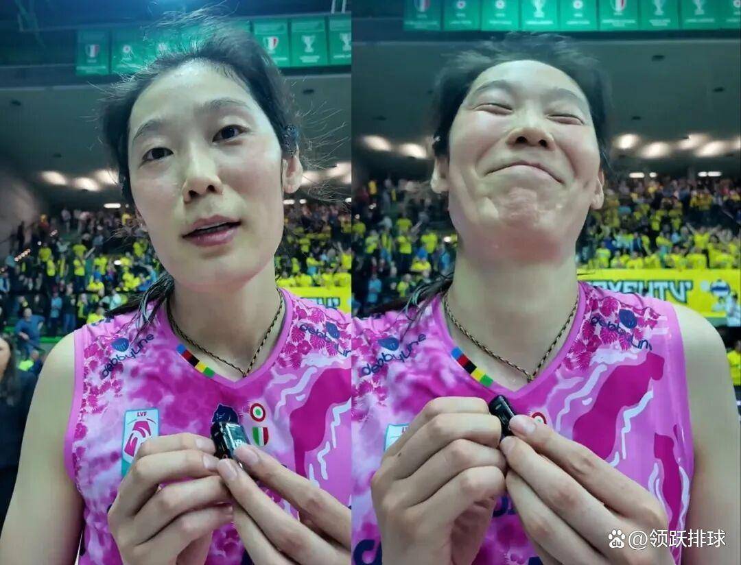 0-2！3-2！朱婷21分MVP意甲女排半决赛惊天逆转赛后采访秀英语