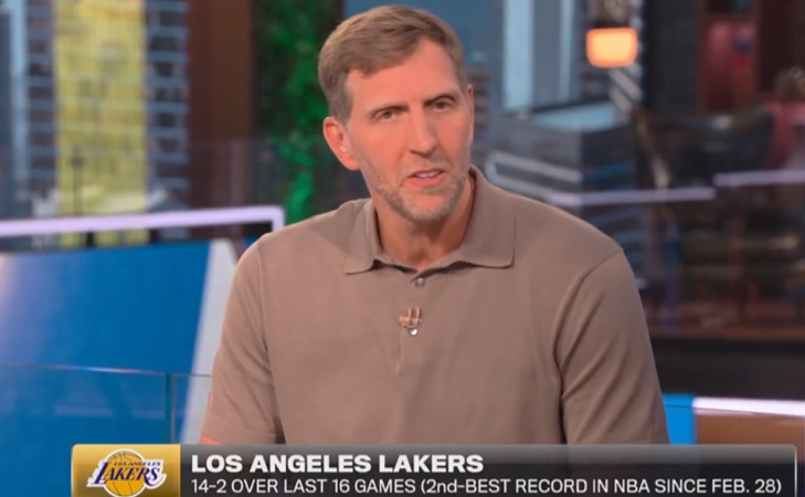 德克：湖人有三个关键时刻接管比赛的球员，詹姆斯转型很棒