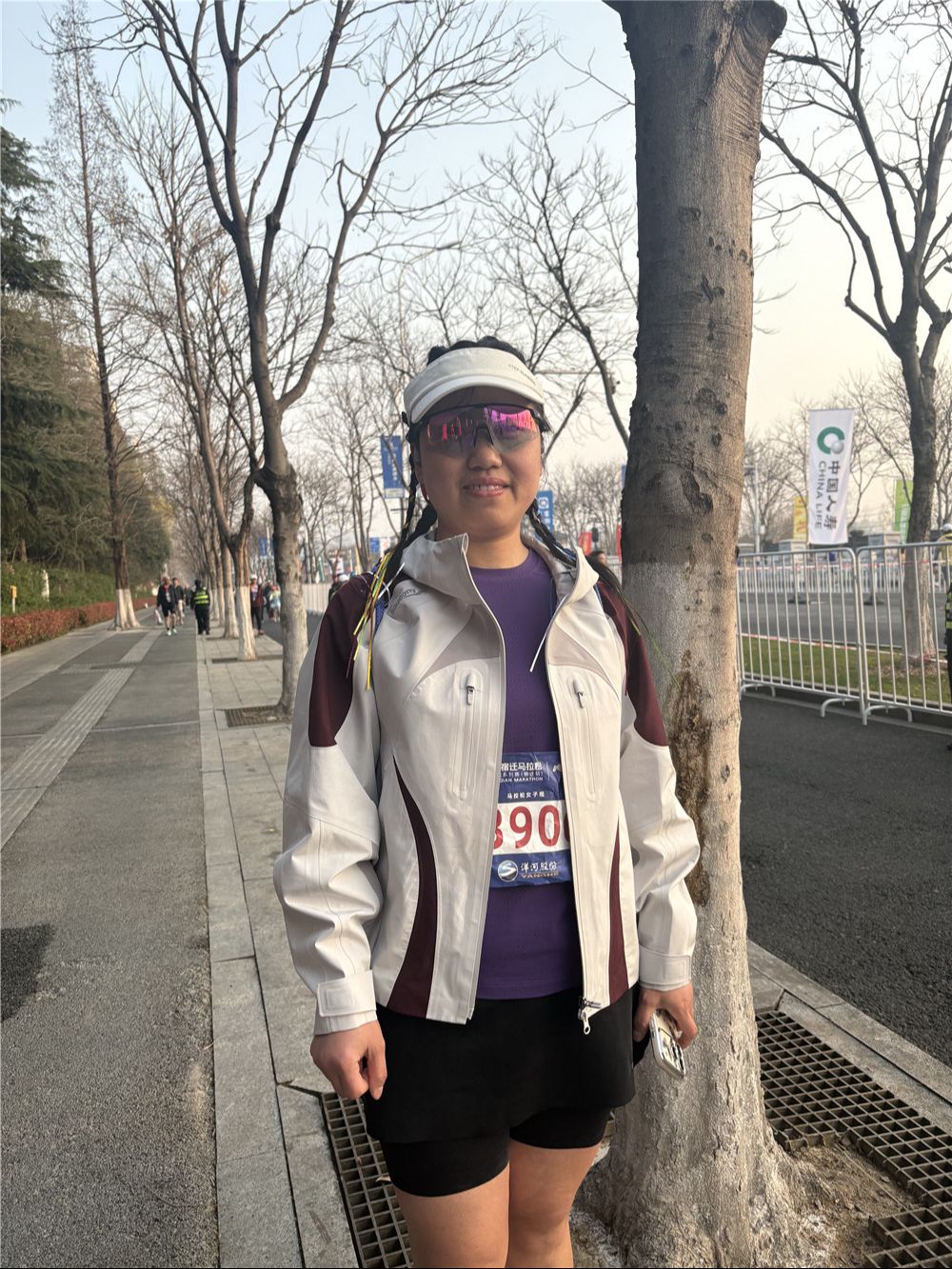 踏上迁马赛道｜赵莉莉：首战“全马” 为爱奔跑