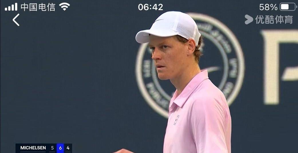 迈阿密网球公开赛快讯,辛纳横扫蒂亚福强势晋级男单四强,刚刚的迈阿密网球公开赛男单14决赛第三场比赛