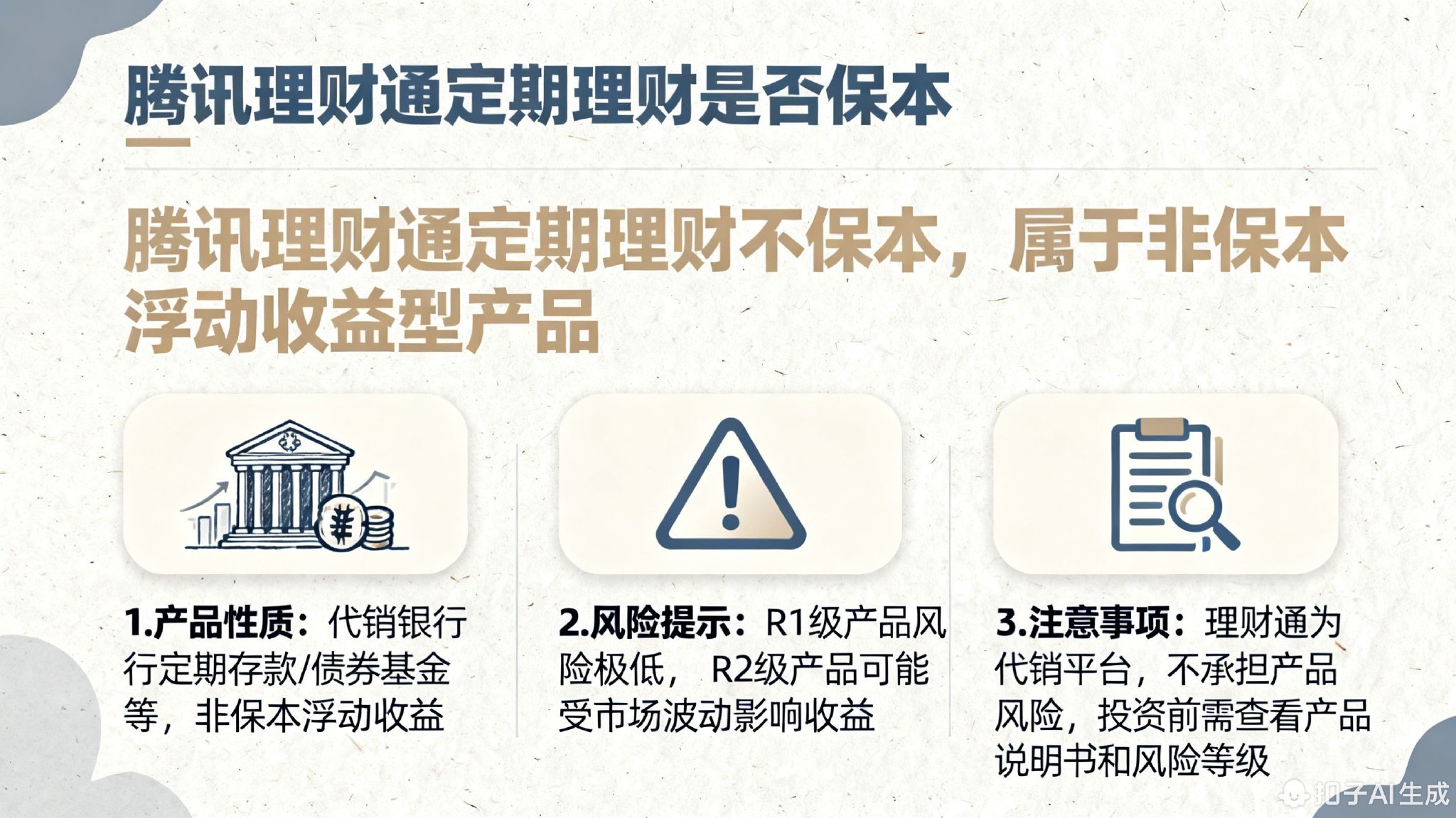 理财通的定期理财是保本的吗?