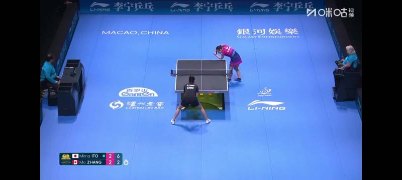 伊藤以前可不会开那么多反手底线长