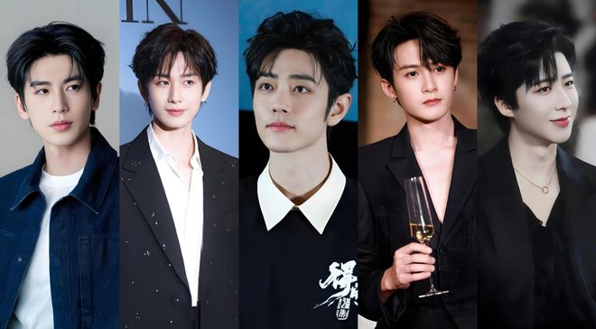开年热度Top5流量男星，张凌赫/檀健次/王一博/刘宇宁/成毅/肖战