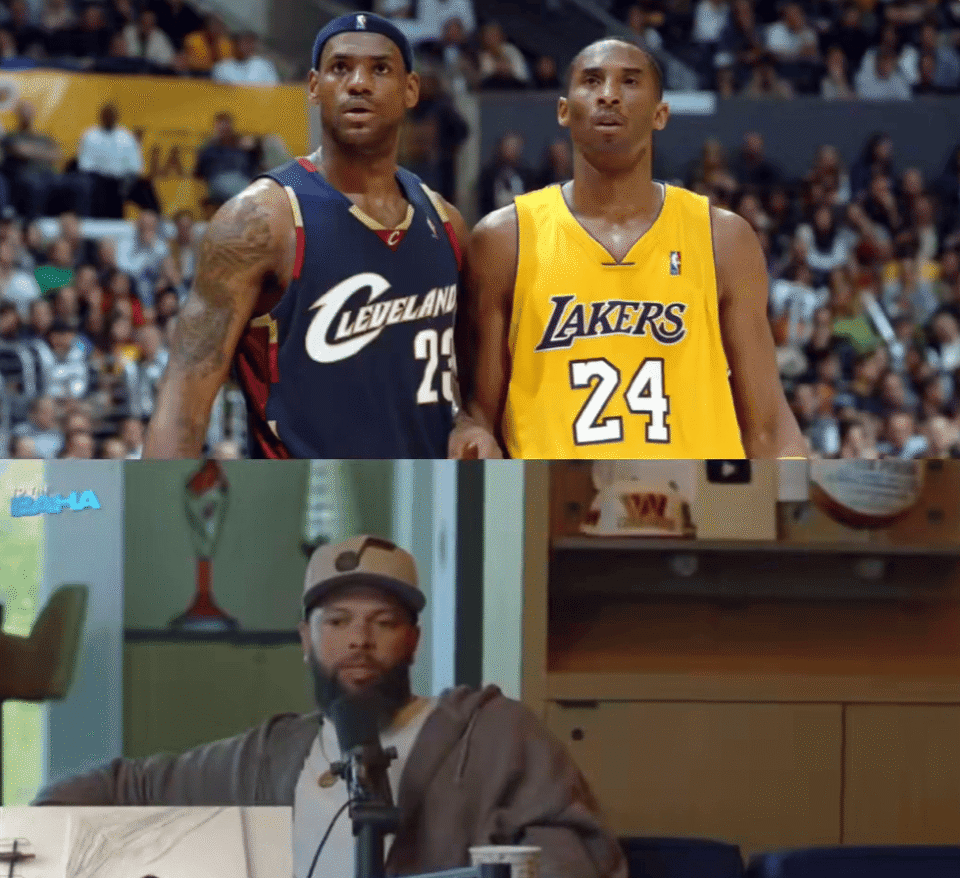 德隆：关键一球我选科比，詹姆斯更轻松但科比更专注得分