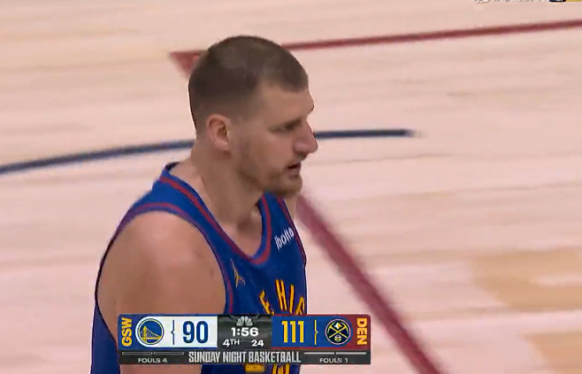 约基奇今日25分15篮板8助攻，无缘连续5场砍下三双