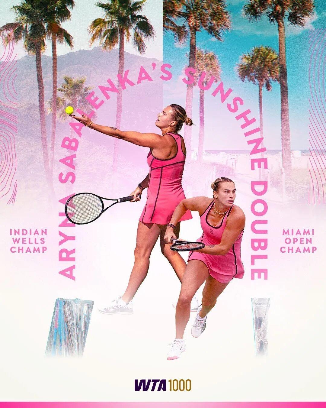 网球|历史第五人!萨巴伦卡击败高芙加冕阳光双冠