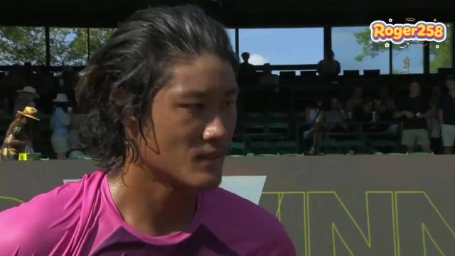 ATP250休斯顿站男单首轮张之臻赛后采访