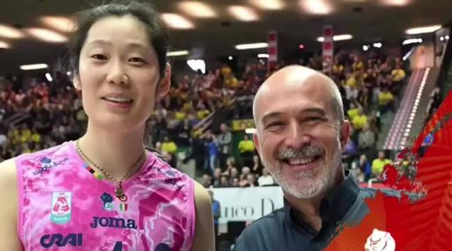 朱婷获意甲女排科内利亚诺俱乐部二月MVP