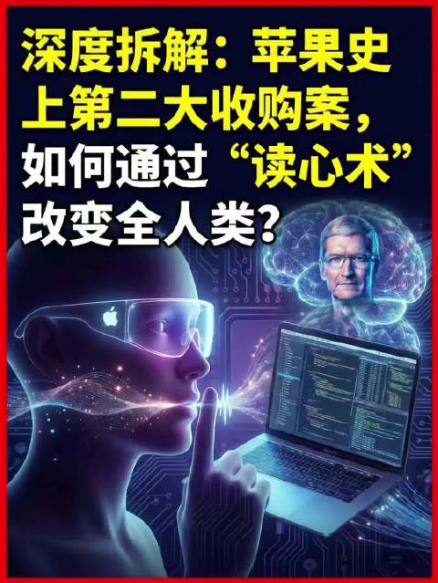 苹果VisionPro展示读心术黑科技，人工智能改变未来