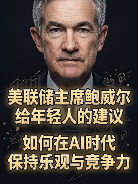 鲍威尔 美联储主席给年轻人的建议：如何在AI时代保持乐观与竞争力？