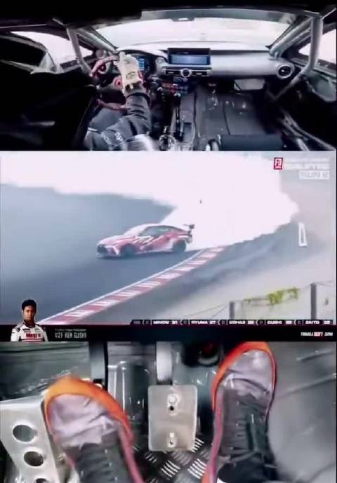 汽车漂移时驾驶员在做什么