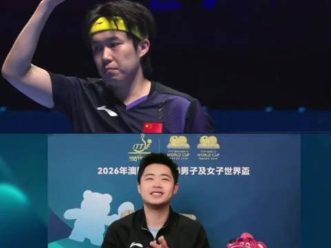 王楚钦澳门世界杯速胜对手，15分钟结束比赛