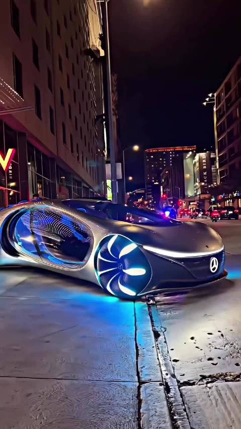 梅赛德斯-奔驰Vision AVTR，设计灵感来自电影阿凡达