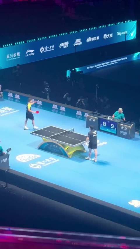 看梁靖崑比赛真的需要大心脏，今天虽然惜败，但是比赛真的真的很精彩！