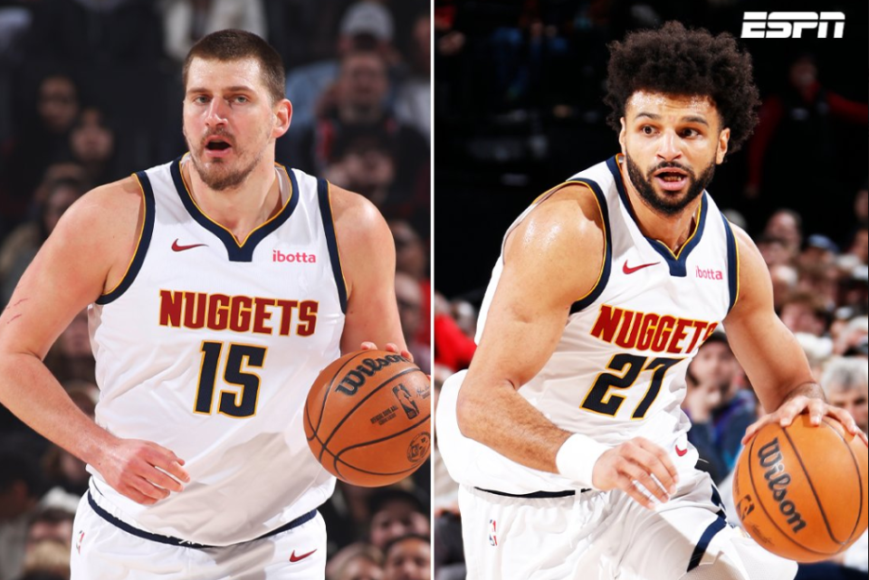 约基奇穆雷相互助攻数超2000次，近30年第四对组合