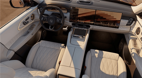 吉利版“宝马X5”登场极氪8X内饰公布：用上宾利同款音响