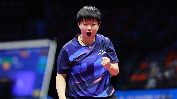 十五运决赛再次不敌王曼昱,孙颖莎给自己的全运会单打表现打90分