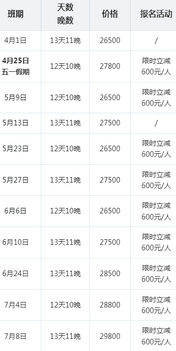 【4-10月】德法意瑞-经典四国 12 天 新天鹅堡+金色山口+少女峰 推荐 特价 热卖 新品 团购
