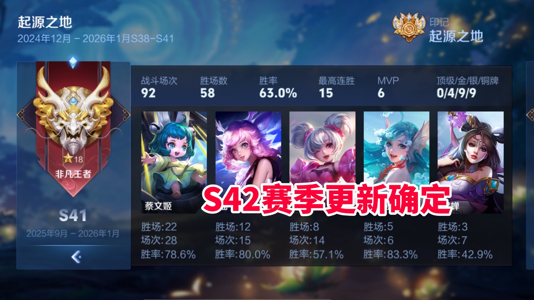 s42赛季更新时间确定，关羽kpl限定返场，哪吒、王昭君笑了