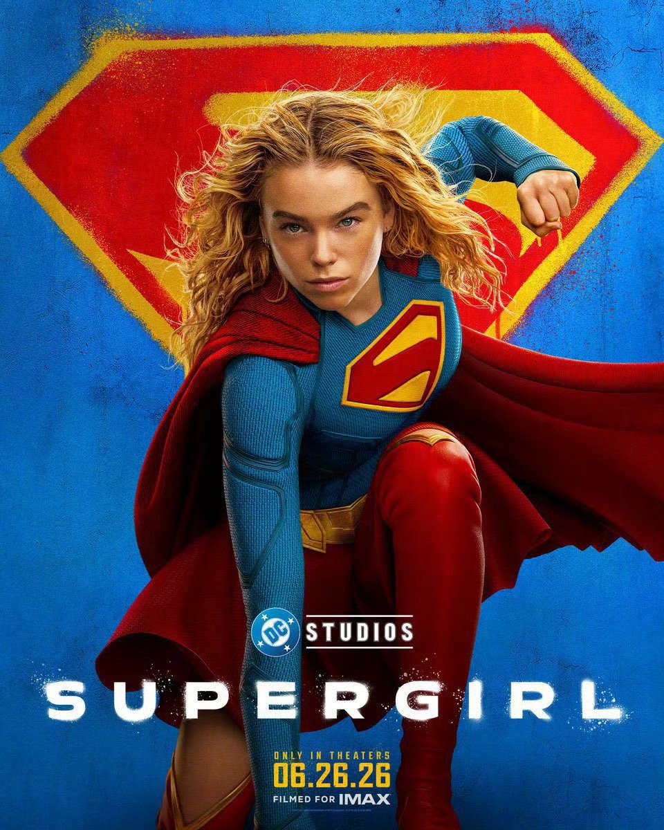 DCU《超级少女》曝预告海报，米莉·阿尔柯克饰超女6月北美上映